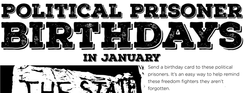 January Political Prisoners Birthday Poster