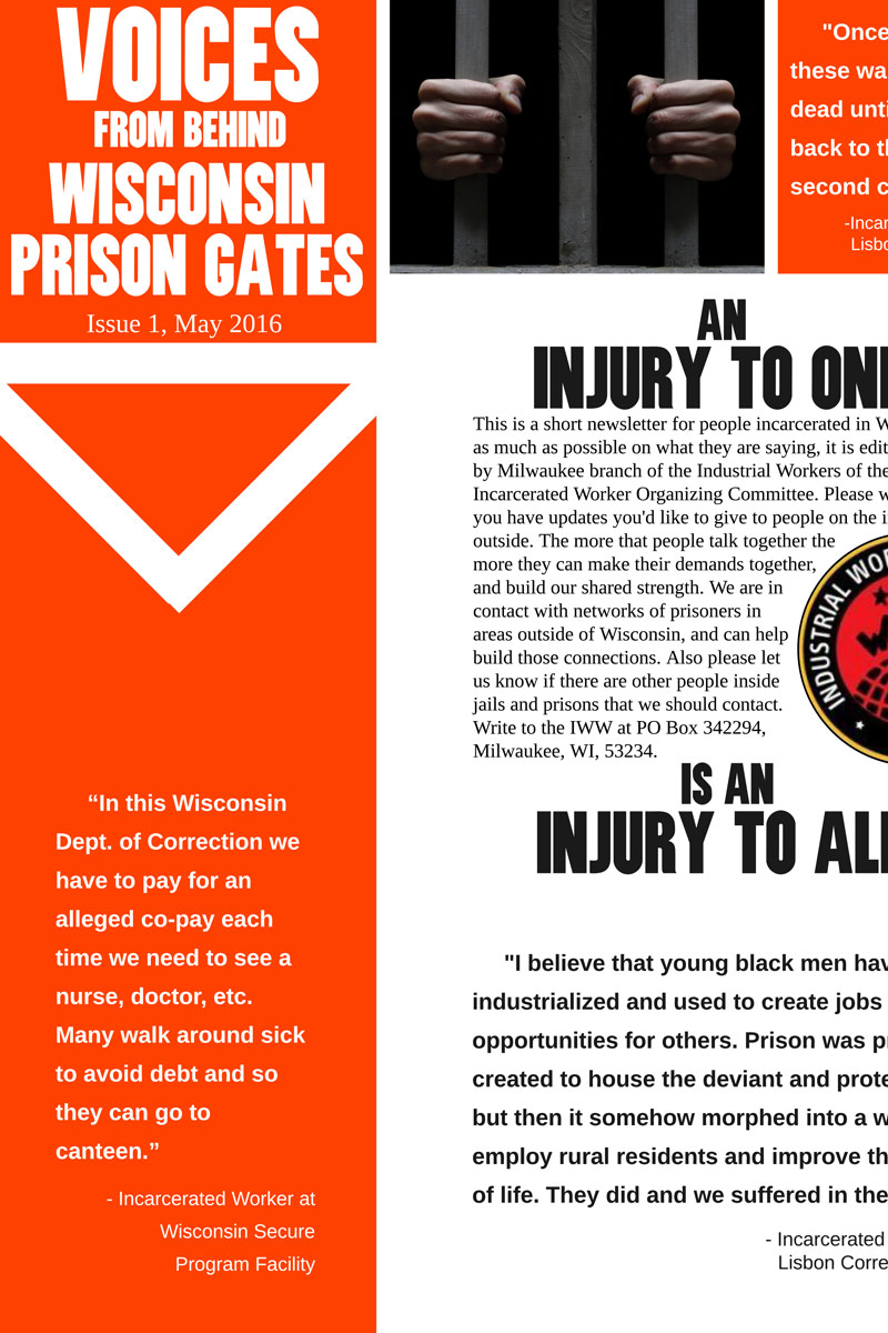 Voices from Behind Wisconsin Prison Gates