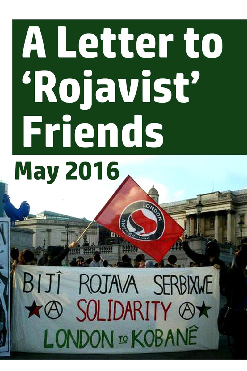 cover letter to rojavist friends