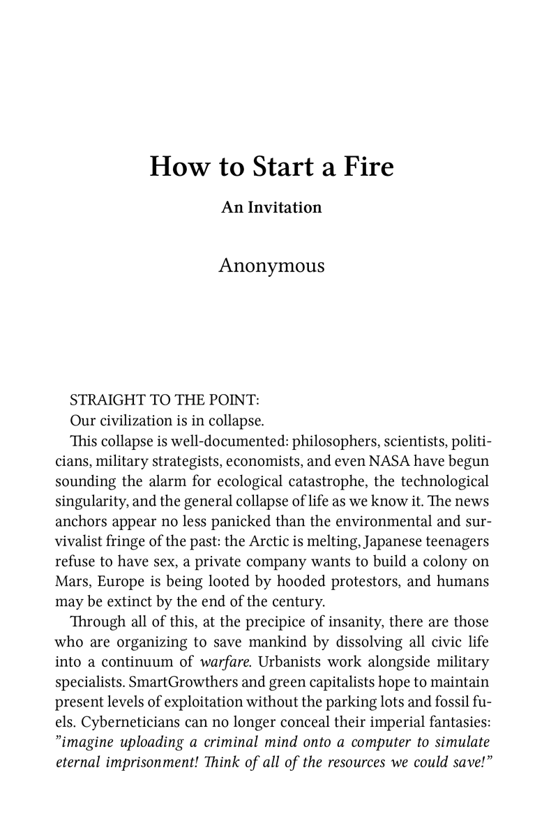 how to start a fire cover