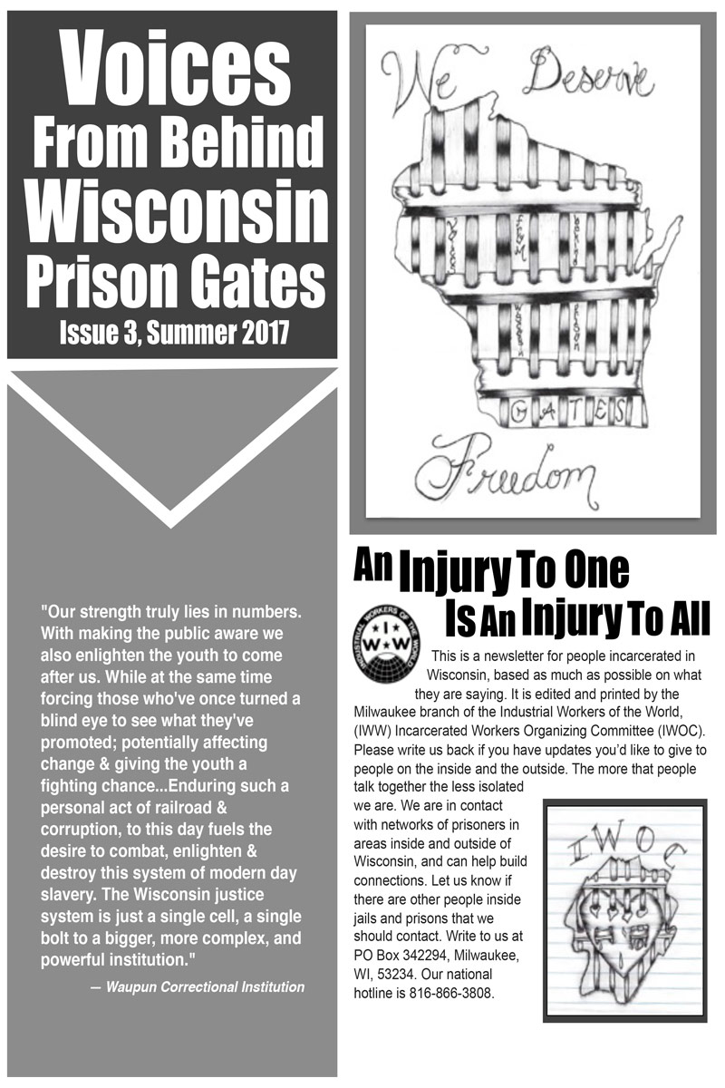 voices from behind wisconsin prison gates