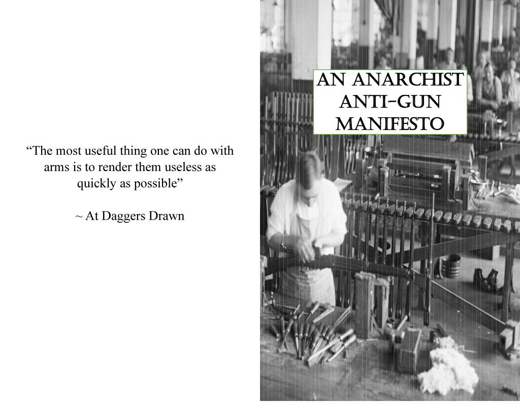 Cover of An Anarchist Anti-Gun Manifesto