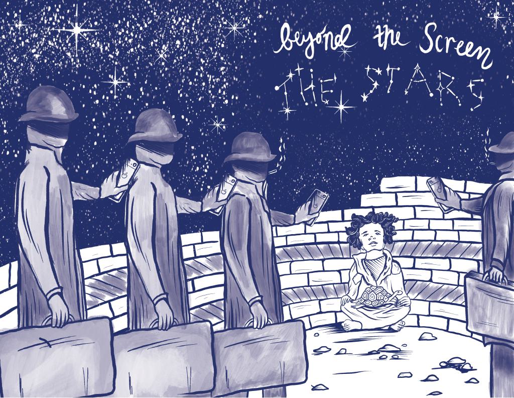 Cover of Beyond the Screens the Stars