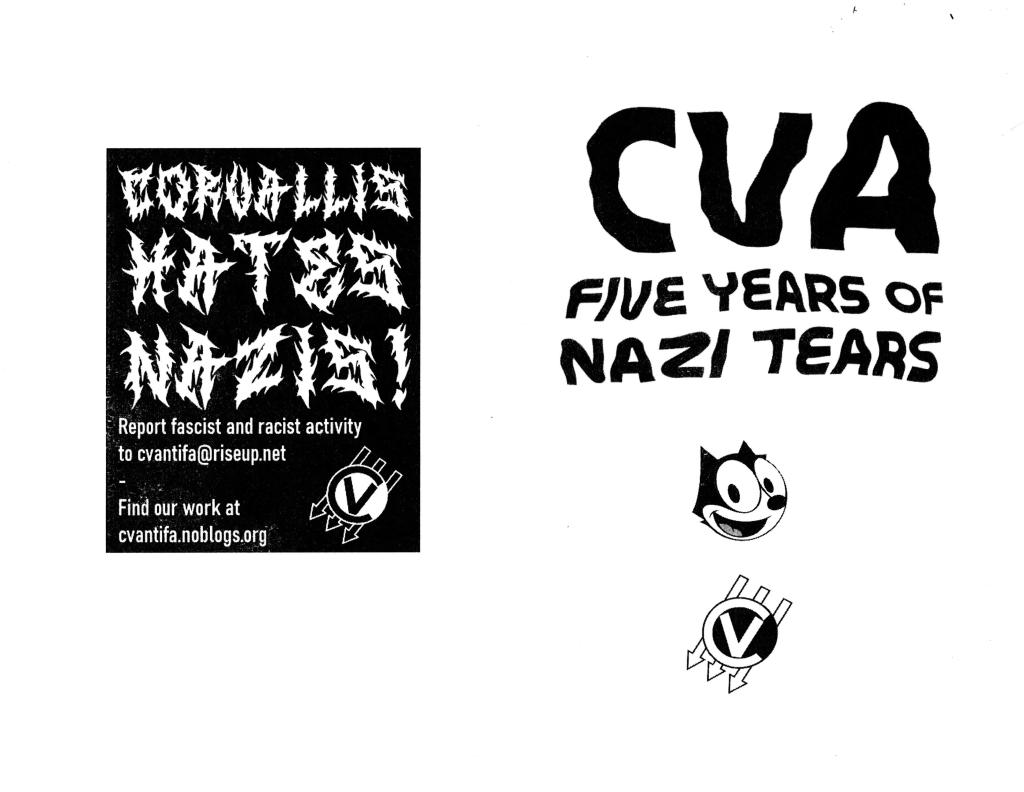 Cover of CVA - Five Years of Nazi Tears