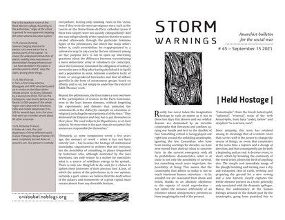 Cover: Storm Warnings:  Anarchist Bulletin for the Social War #45