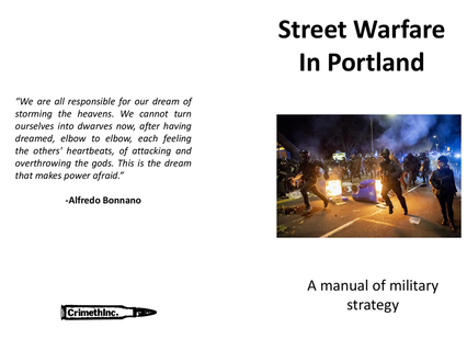 Cover: Street Warfare in Portland: A Manual of Military Strategy