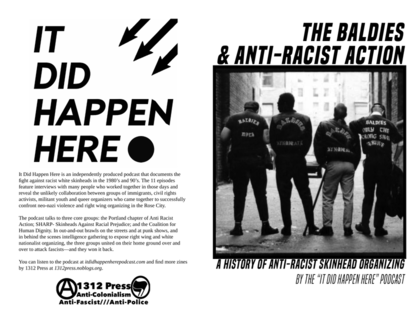 The Baldies & Anti-Racist Action Zine Cover