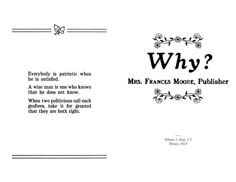Cover: Why? 