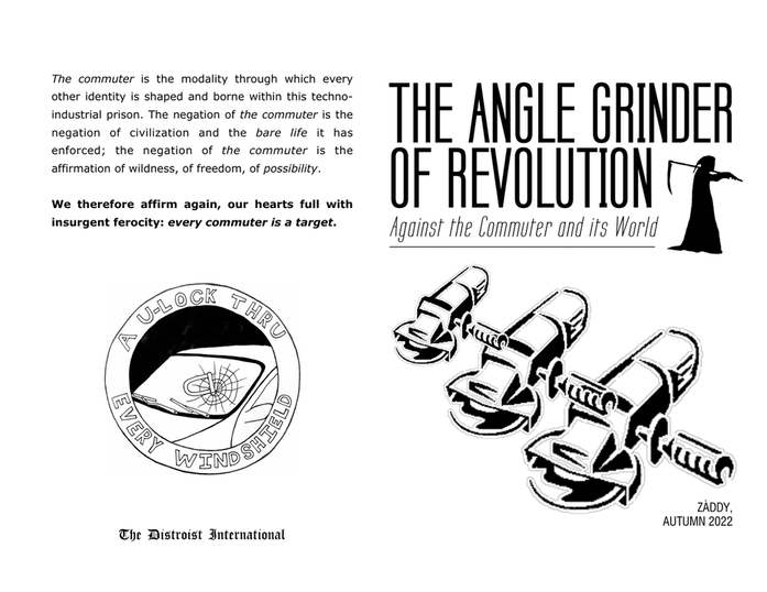 Cover: The Angle Grinder of the Revolution: Against the Commuter and its World