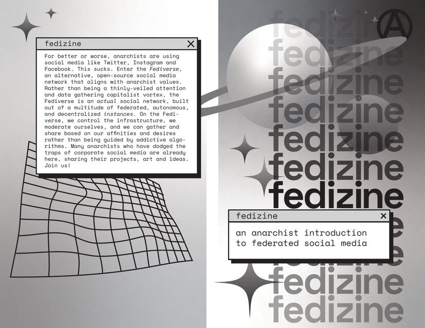 Cover: Fedizine: An Anarchist Introduction to Federated Social Media