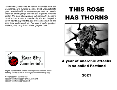 This Rose has Thorns Zine