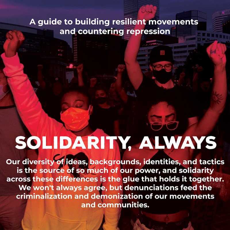 Movement Defense: Solidarity, Always