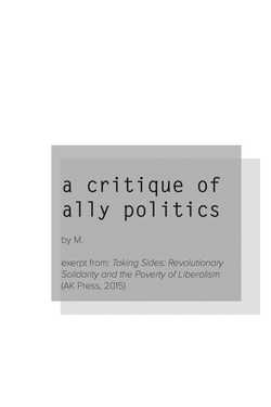 A Critique of Ally Politics