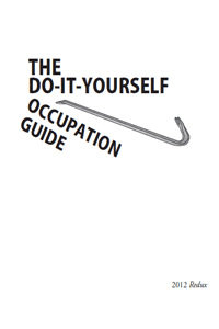 Do-It-Yourself Occupation Guide: 2012 Redux