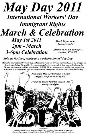 Lansing May Day March  - 2011