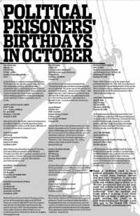 Political Prisoner Birthdays in October