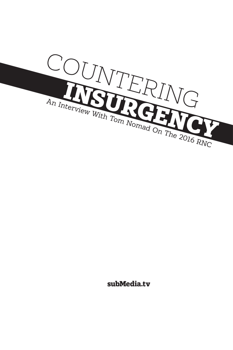 countering insurgency zine cover