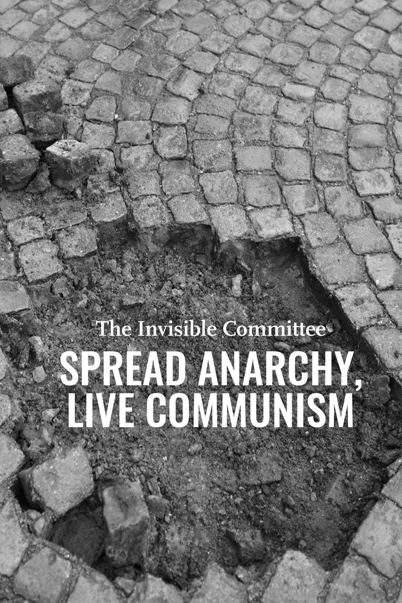 spread anarchy live communism zine cover