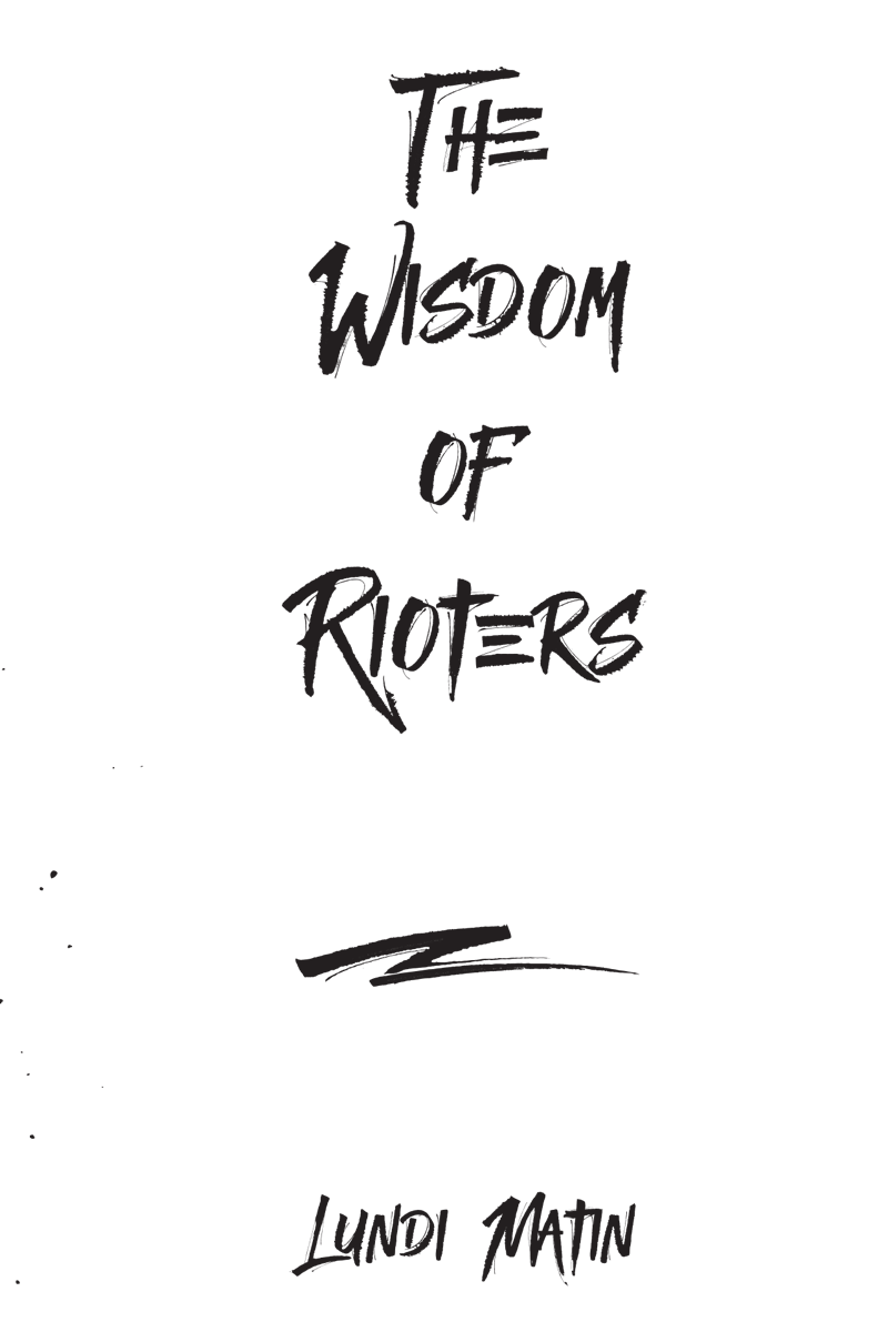 wisdom of the rioters cover