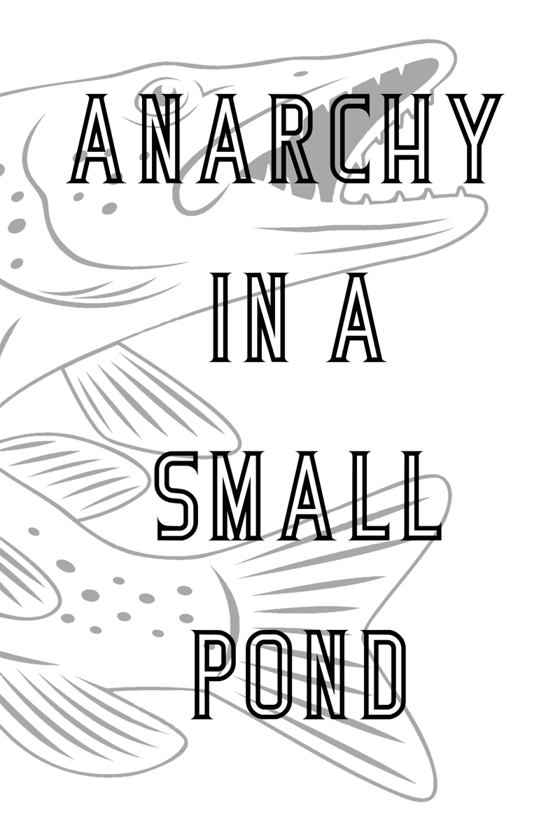 anarchy in a small pond zine cover