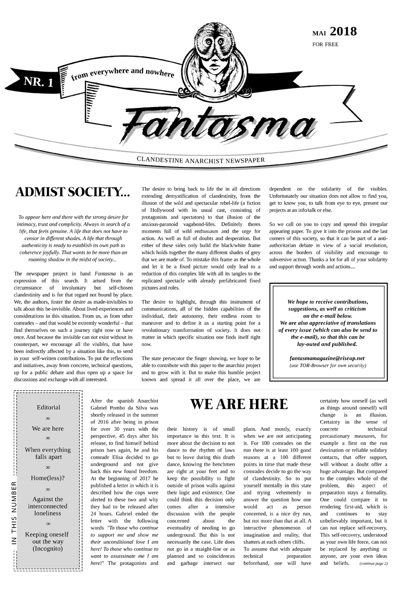 fantasma #1 cover