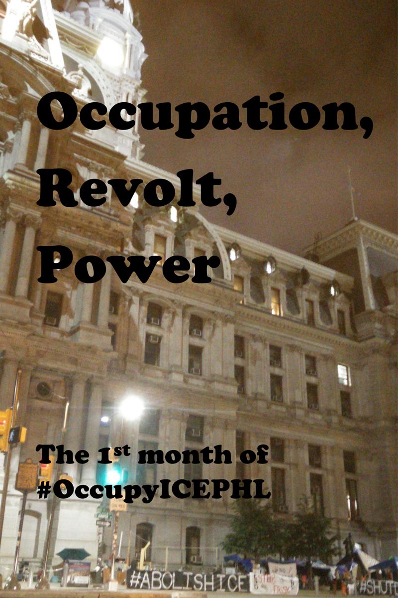 occupation, revolt, power zine cover