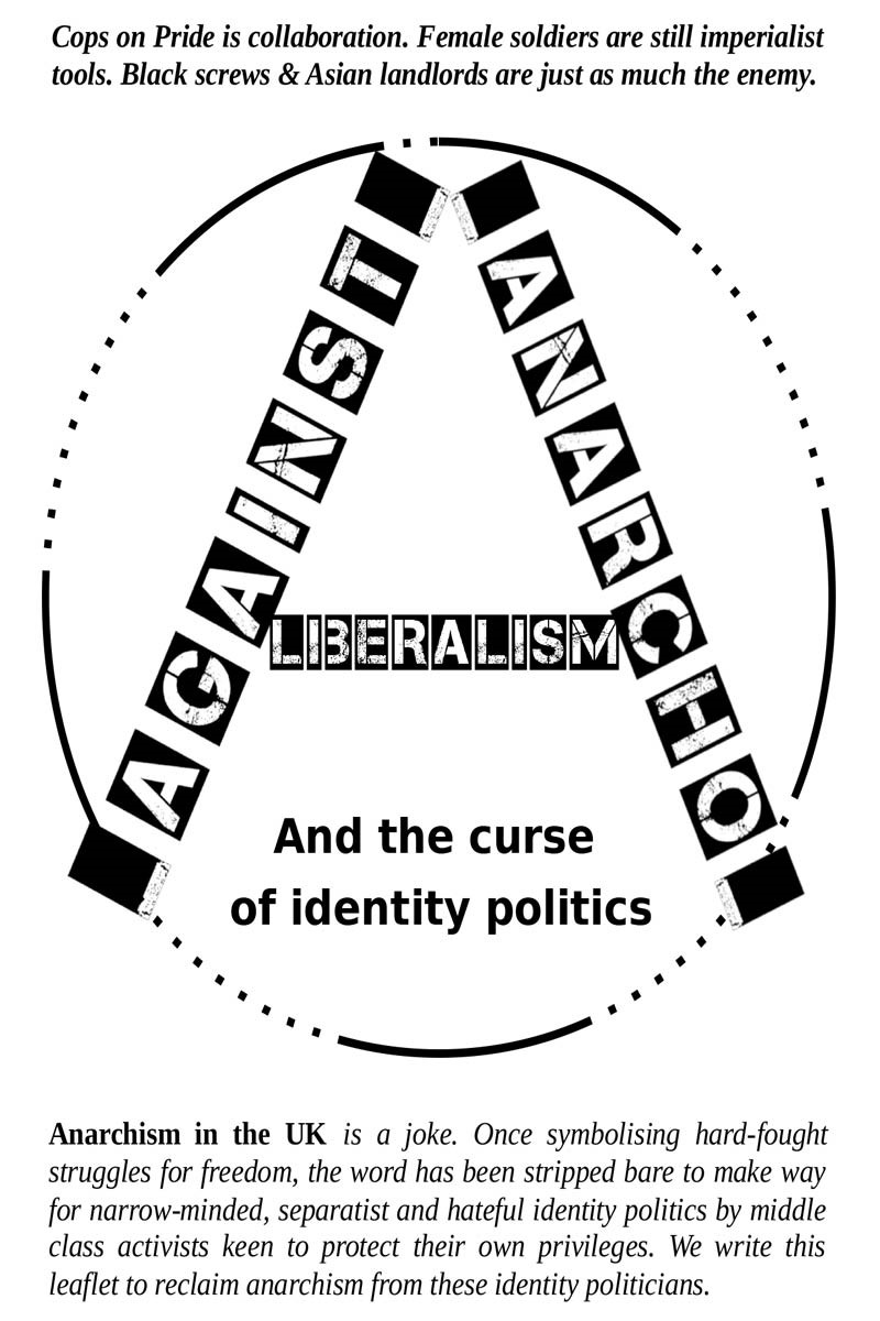 anarcho liberalism zine cover