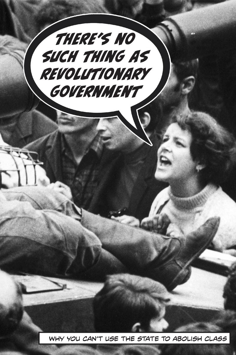 there's no such thing as revolutionary government zine cover